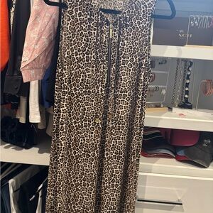 Michael Kors Animal Print Maxi Dress